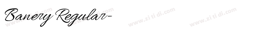 Banery Regular字体转换 Banery Regular字体转换
